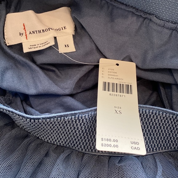 ❌Sold - Anthropologie Ruffled Tulle Midi Skirt - Picture 13 of 15